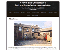 Tablet Screenshot of chevinendguesthouse.co.uk